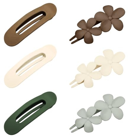 3 Pinces À Mots, 3 Pinces À Fleurs, Épingle À Cheveux Simple Et Polyvalente, Coiffe De Décoration De Cheveux Tressée, Accessoires Fixes De Coiffure.