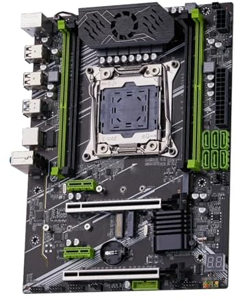 Motherboard Conjunto de Placa Base Fit For QIYIDA X99 con procesador LGA 2011-3 Xeon E5 2667 V4 y 16 GB RAM DDR4 8Gx2, 4 Canales Memoria NVME M.2