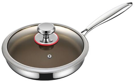 Antihaft-Pfanne, mit Griff und Deckel, hitzebeständig, groß, antihaftbeschichtet, für Küche, Elektroherd, Induktion, Omelette, Eier, Haus, Küche, Kochen, Restaurant Appa