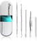 WANWAT Ingrown Toenail Tools With 100% Stainless Steel, Double Sided Pedicure Nail File And Spoon Lifter and Spoon Nail Cleaner Callous Remover for Seniors with Soft Handle