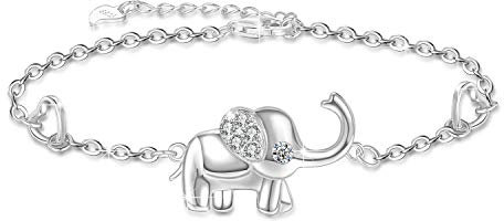 Elefanten armband für Frauen 925 Sterling Silber Elefanten schmuck