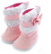 GIVBRO Puppenschuhe, Plüsch-Schneestiefel für 43 cm große Mädchenpuppen, Kostümzubehör, Kinderspielzeug, Dekoration (#A)