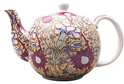 William Morris Morris Rose 4 Cup Large TEAPOT Free UK Postage