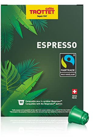 Nespresso® Kapseln * kompatibel mit Espresso Max Havelaar 50 Kapseln