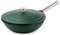 Westinghouse PERFORMANCE SERIES Wok Poêle Wok avec couvercle - 28 cm - Compatible induction - Pour induction, tous feux et four - Poignée Cool Touch en acier inoxydable - Vert