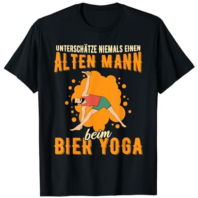 Yoga Meditieren Sport Fitness Bier Yoga T-Shirt