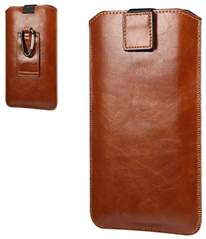 Handy Gürteltasche Klein für Herren Damen PU Leder Schutztasche Handytasche mit Gütelclip für iPhone 16 15 14 13 12 11 XS 7 8 Samsung Galaxy S25 S24 A54 A53 A52 A12 A32 S23 S20 S21 FE Ultra Xiaomi