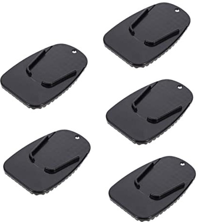Homoyoyo 5st Stützplatte Motorradhalterung Harter -parkständer Fuß Seitenständer Pad Offroad-roller Motorradständer Ständer Pad Abs Fußpolster Fahrrad