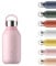 Chilly's Series 2 Gourde - Bouteilles isothermes en Acier INOX avec Double paroi, col Souple et poignée de Transport - Blush Pink, 350ml