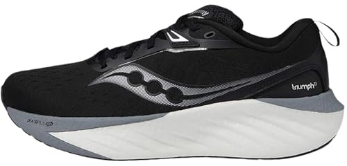 Saucony Damen Triumph 22 Sneaker, Schwarz/Weiß, 40 EU