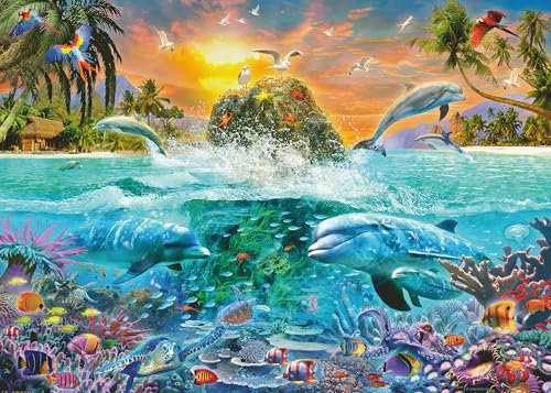 Ravensburger Puzzle 12000887 - Die Unterwasserinsel - 1000 Teile Puzzle für Erwachsene und Kinder ab 14 Jahren