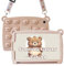 A-BEAUTY Funda Compatible con Samsung Galaxy Tab A9 de 8.7 Pulgadas 2023 (SM-X110/X115/X117), con Soporte para Bolígrafo, Soporte, Correa para el Hombro, Oso marrón