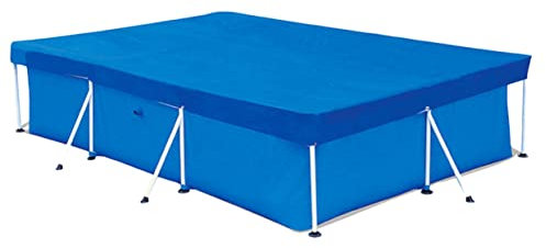 FUNOMOCYA Poolabdeckung Und Bodenunterlage Pe Gewebe Für Aufblasbare Und Rahmenpools 400x211x81cm Regen Und Schmutzschutz rutschfest Faltbar