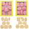Juego de 16 moldes de plástico para galletas, cortador de galletas árabe, molde de galletas con temática Eid, herramienta para hornear, perfecto para festivales islámicos, cocina, cortador de galletas