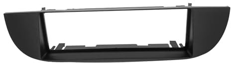 KAOLALI 1 DIN Radio Auto DVD Player Einbaurahmen Radioblende kompatibel mit 2007 FIAT 500 183 x 53mm Schwarz