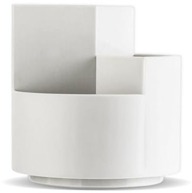 Porte-Stylo Rotatif 1 Pièce Avec 3 Compartiments, Support De Rangement Multicouche Pour Pinceaux De Maquillage, Boîte De Rangement Multifonctionnelle Simple Et Personnalisée