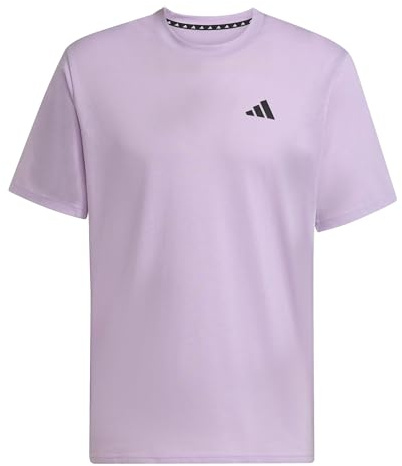 adidas Uomo Train Essentials Feelready Training Tee, Powder Plum/Black, L