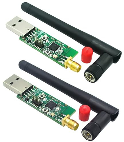 2Pcs Wireless Zigbee CC2531 Sniffer Bare Board Packet Protocol Analyzer Module with External Antenna USB Interface Dongle Capture Packet Module