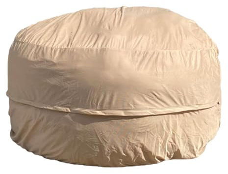 BCU Giant Bean Bag Cover Inner Lining for EPP EPS Beanbag Beans Storage Reusable Washable, 7FT