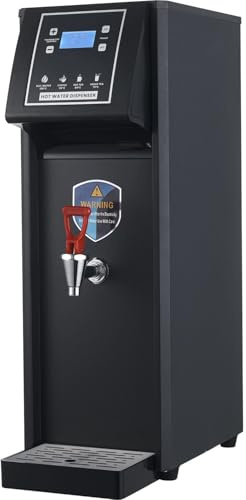 Commercial 20 litres Hot Water Boiler Black 2.5kW Autofill Stainless steel Tea, Coffee Making Water Heater, Digital Control panel, Non Drip Tap, Auto Temperature Control, 20 litres per Hour Stalwart