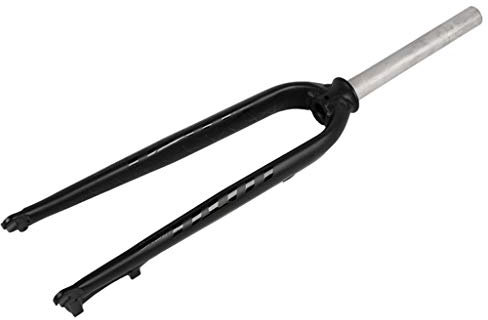 AADDFDD Mountain Bike MTB Forcella Rigida 26 27.5 29 Lega di Alluminio Nera Ultraleggera Sospensione Anteriore - Circa 820 g