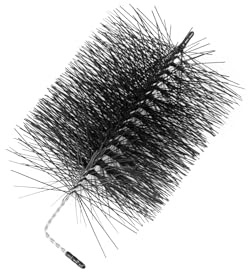 Forega Rinnenschutzbürste 10/15 cm – Laubschutz Dachrinne & Teich – Marderabwehr & Vogelschutz – Edelstahl wetterfest, langlebig, einfache Montage – Filterbürste gegen Laub & Schmutz (10cm, 100)