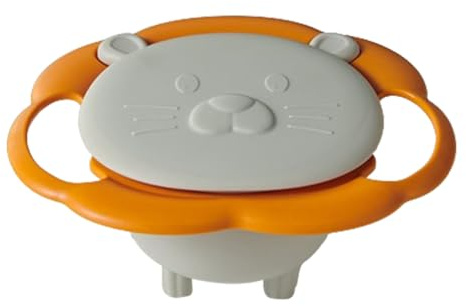 Tazón Giroscópico Resistente A Derrames - Plato Giratorio Para Niños | Pequeños, De 360 grados,Diseño Antiderrames | Accesorio Para La Hora De Comer Para Niño, Diversión Para Cenar, Para Niños P