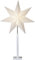 Star Papierstern, 232-27, weiß/transparent
