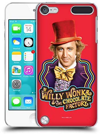 Head Case Designs Offizielle Willy Wonka and The Chocolate Factory Gene Wilder Grafiken Harte Rueckseiten Handyhülle Hülle Huelle kompatibel mit Apple iPod Touch 5G 5th Gen