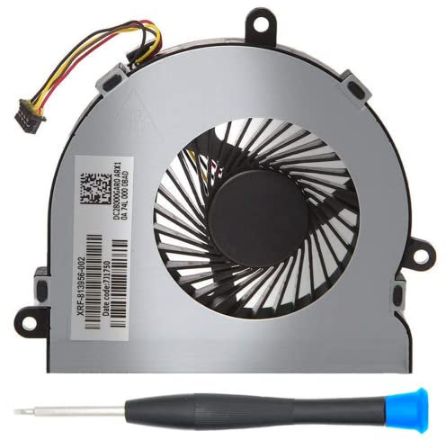 MMOBIEL Laptop CPU Ventilator (Links und Rechts) zur Kühlung Lüfter kompatibel mit HP 250 G4 255 G4 Notebook 15-AC Series DC28000GAR0 XRF-813956-002 Inkl (+) Schraubenzieher
