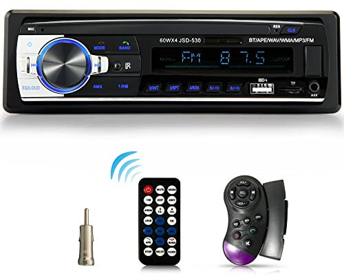 iFreGo Autoradio Bluetooth 5.1vivavoce, 1 din radio bluetooth auto, stereo auto bluetooth, radio per auto,aux bluetooth autoradio,Telecomando WMA FM, /lettore AUX/TF,supporto iOS, Android