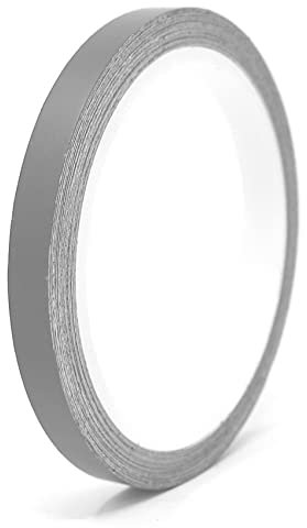 Finest Folia 10 Meter Matt Zierstreifen Auto LKW Motorrad Boot Modellbau Basteln DIY Deko Dekorstreifen Seitenstreifen Klebestreife selbstklebend (Silbergrau matt, 6mm Breite)