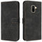OKZone Coque pour Samsung Galaxy A8 2018/A5 2018/A530, Etui Protection Housse Premium en Cuir PU Portefeuille Étui Téléphone [Fermoir Magnétique] [Fentes pour Cartes] Flip Case（Noir