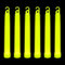 WedDecor Neon Farben Ultra Hell Fluoreszierend Leuchtstab Rohre Tragegurt Premium Fluoreszierend Stangen Licht Stäbe für Abschlussfeier, Camping, Neu Year S Eve, 6 Inches, 25pcs, Gelb
