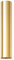 SOLLUX lighting Deckenlampe Deckenleuchte Deckenstrahler Stahl - 1 Flammig 30 cm - LED Lampe Glühbirne - Golden Glänzend Lagos