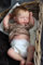 Anano Bambole Reborn Maschio Tutta In Silicone Morbido 45CM Bambole Neonato Reborn Realistica Maschio Originali Bambolotto Reborns In Silicone Tutto Il Corpo Occhi Chiusi