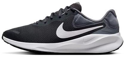 NIKE Men's Revolution 7 Sneaker, Anthracite White Cool Grey Black, 6 UK