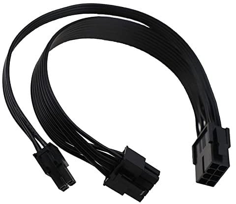 BLASHRD EPS12V CPU 8 Pin Female to CPU ATX 8 Pin and ATX 4 Pin Male Power Supply Extension Cable
