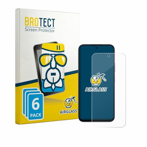 BROTECT 6 Stück Schutzglas für Oppo A6k Schutzfolie Panzer Folie Glas Made in Germany [Extrem Kratzfest 9H, Anti-Fingerprint, Ultra-Transparent]