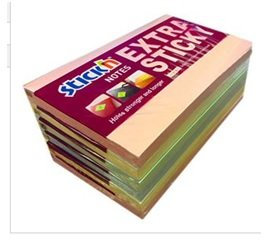 Stick N 21669 76 x 127 mm Extra Sticky Note Pastel - Assorted (Pack of 6)