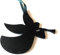 Super Cool Creation Weihnachtsbaumschmuck, Design: Trompeter, Winkel Standard 7cm (Pack of 10) schwarz