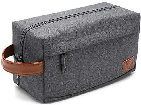 KK Trousse de toilette spacieuse et résistante à l’eau pour articles de sport, rasage et maquillage À suspendre ou à prendre en voyage Pour homme et femme Bleu bleu m