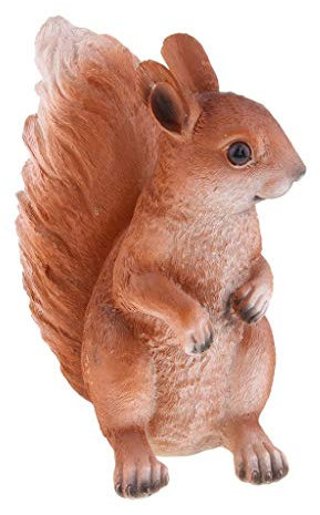 Tubayia Eichhörnchen Tierfigur Gartenfigur Statue für Haus Garten Terrasse Rasen Deko Ornament (Recht)