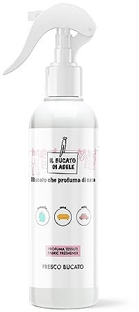 IL BUCATO DI ADELE il bucato che profuma di casa | Profuma Tessuti Spray, Fragranza Fresco Bucato, Formato 250 ml