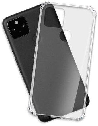 mtb more energy® Coque Soft Armor pour Google Pixel 5a 5G (6.2'') - Coins renforcés - Protection de la caméra - 1.5mm TPU - Étui Housse Pochette Anti Shock