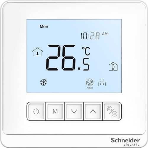 BMS - thermostat ventilo-convecteur 2 tubes - On/Off - 240V - blanc