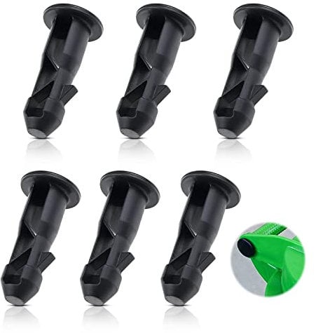 3 Pairs of Wheelie Bin Lid Hinge Pins, 60mm x 30mm Black Plastic Fit for Household and Commercial Wheelie Trash Bins