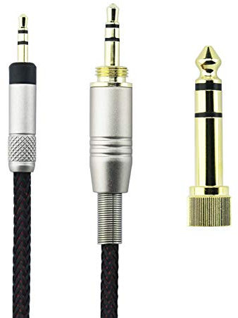 HansnBy Replacement Upgrade Audio Cable Compatible with Bose 700, QC25, QC35 II, QC35, QC45, QuietComfort 25, QuietComfort 35, Headphone with 6.35mm adapter 3m/10ft