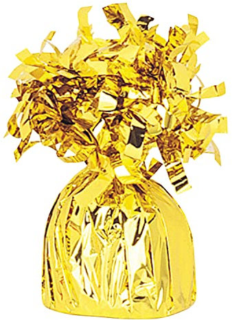 Unique 49370 Foil Balloon Weight-Classic Gold Colour-1 Count (Pack of 1)