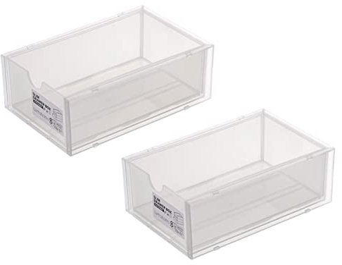 Cabilock Aufbewahrungsbox Desktop-aufbewahrungs-organizer Stapelbare Aufbewahrungsboxen Schublade Feinteile Aufbewahrungsbox Für Kosmetik Schmuck Desktop-aufbewahrungskoffer